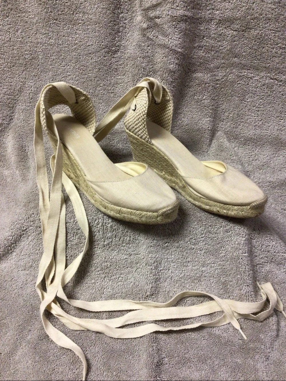 Marseille Wedge Espadrille sandal, size 7.5,